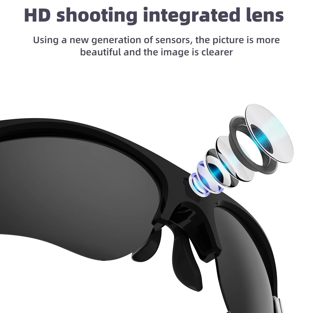 Aurérie™ Full HD Smart Camera Sunglasses – 90° Wide View