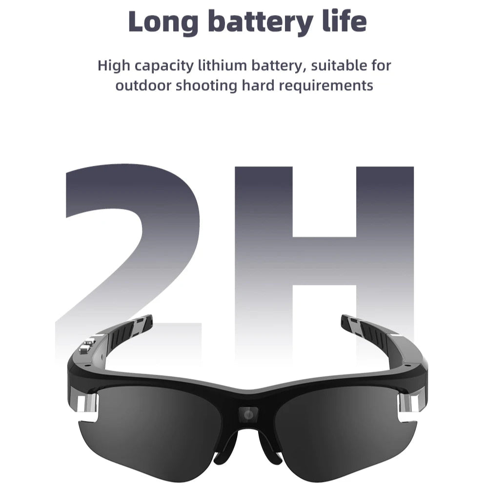 Aurérie™ Full HD Smart Camera Sunglasses – 90° Wide View