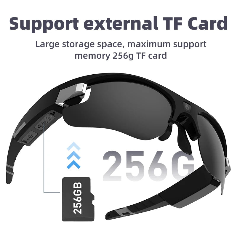 Aurérie™ Full HD Smart Camera Sunglasses – 90° Wide View