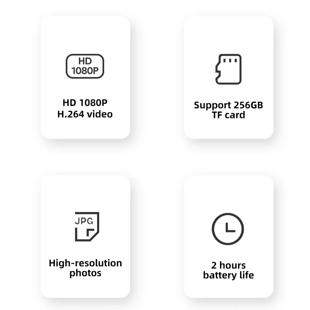 Aurérie™ Full HD Smart Camera Sunglasses – 90° Wide View