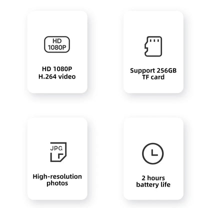 Aurérie™ Full HD Smart Camera Sunglasses – 90° Wide View