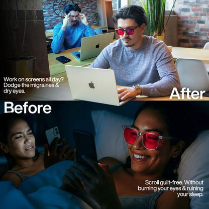 Aurérie™ Unisex Blue Light Blocking Glasses – Sleep & Eye Protection